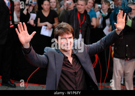 Tom Cruise - Premiere des Spielfilms 'Krieg der Welten' am 14. Juni 2005 im Musical-Theater am Marlene Dietrich-Platz, Potsdamer Platz, areale di Berlino-T Foto Stock