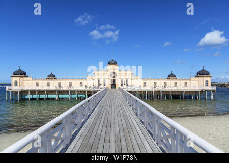 Bathhouse Kallbadhus in Varberg, Halland, sud della Svezia, Svezia e la Scandinavia, il nord Europa, Europa Foto Stock