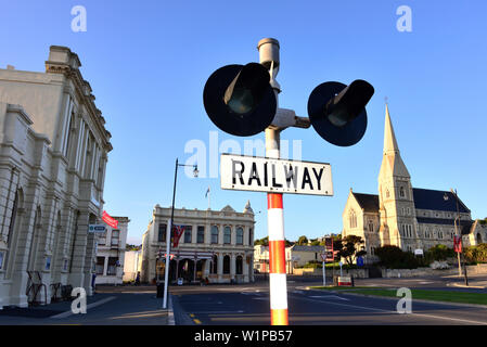 In Oamaru, Isola del Sud, Nuova Zelanda Foto Stock