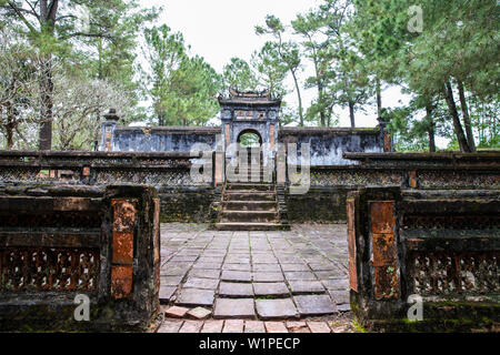 Tu Duc tomba in tinta, Vietnam, Asia Foto Stock