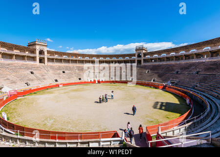 Coliseo Balear, Plaza de Toros, vecchio Bullring, Palma de Mallorca, Mallorca, Spagna Foto Stock