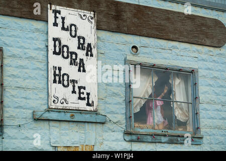 Hotel a Dawson City, Yukon Territory, Canada Foto Stock