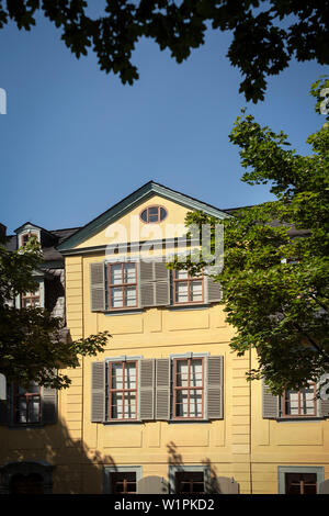 Patrimonio Mondiale UNESCO di Weimar classica, Schiller House, Weimar, Turingia, Germania Foto Stock