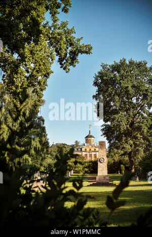 Patrimonio Mondiale UNESCO di Weimar classica, Castello del Belvedere, Weimar, Turingia, Germania Foto Stock