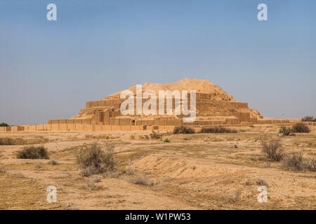 Chogha Zanbil ziggurat, Khuzestan, Iran, Asia Foto Stock