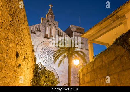 Esglesia de Sant Jaume d'Alcudia Maiorca, isole Baleari, Spagna Foto Stock