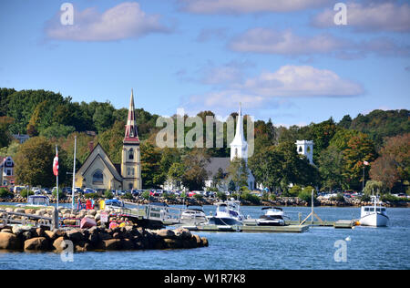 Mahone Bay, Nova Scotia, Canada Foto Stock