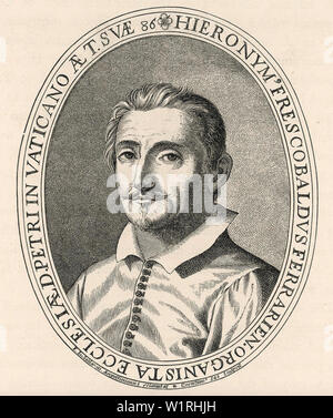 GIROLAMO FRESCOBALDI (1583-1643) musicista italiano Foto Stock