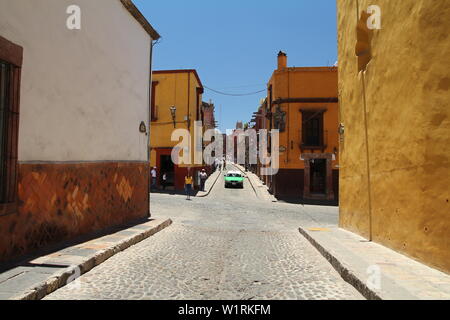 Architettura e fotografie di viaggio da San Miguel De Allende, Guanajuato, Messico. Foto Stock