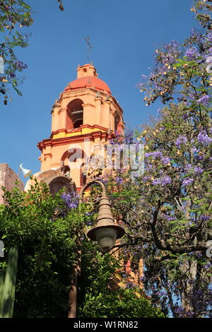 Architettura e fotografie di viaggio da San Miguel De Allende, Guanajuato, Messico. Foto Stock