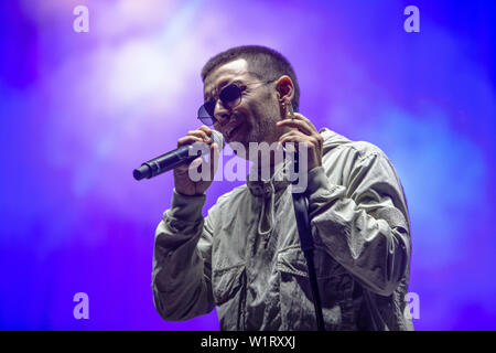 Legnano, Milano Italia il 1 luglio 2019 Gazzelle vivere all'Alcatraz Milano © Roberto Finizio / Alamy Foto Stock