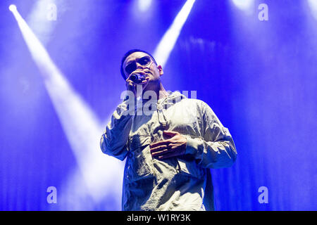 Legnano, Milano Italia il 1 luglio 2019 Gazzelle vivere all'Alcatraz Milano © Roberto Finizio / Alamy Foto Stock