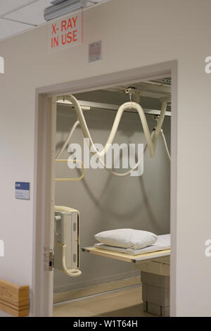 Sala radiografica Foto Stock