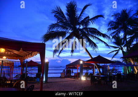 Beachhotel Samaru in Weligama Southcoast, Sri Lanka Foto Stock