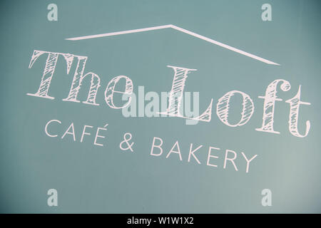 Cala Homes East, Haddington Brochure The Loft Cafe Foto Stock