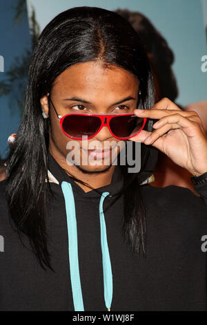 New York, Stati Uniti d'America. 13 marzo, 2009. Isola/Def Jam artista di registrazione, unica in occasione del lancio di CARRERA Occhiali da sole Vintage presso Angel Orensanz Foundation. Credito: Steve Mack/Alamy Foto Stock