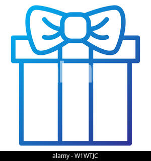 Icona regalo, illustrazione vettoriale,Interfaccia utente Profilo colore Foto Stock