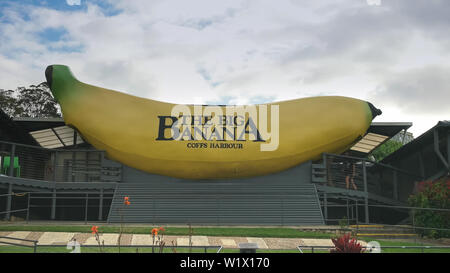 COFFS Harbour, Australia - Marzo 9, 2017: la mitica big banana a Coffs Harbour Foto Stock