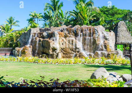 Cascata presso Radisson Blu Resort Foto Stock