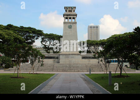 Memorial (il cenotafio) di Singapore. Foto Stock