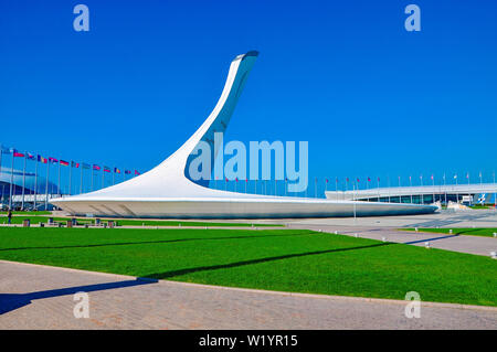 Russia, Sochi - 14 ottobre 2018-Stadium Arena Big in Imereti resort Foto Stock