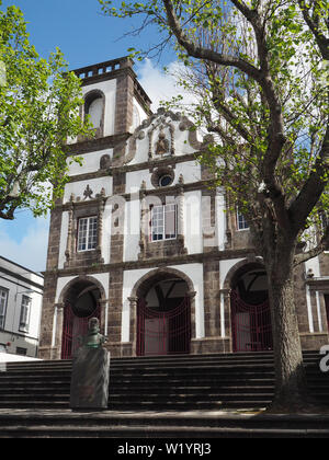 Convento e Igreja da Graça, Ponta Delgada, São Miguel Island, Azzorre, Açores Foto Stock