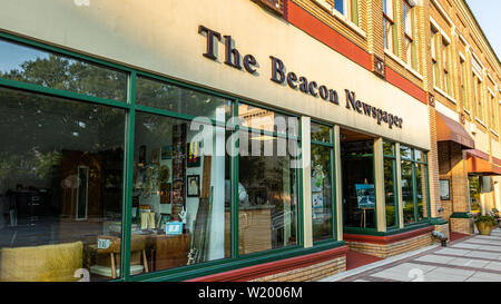 Il giornale Beacon sede nella piccola città storica di DeLand Foto Stock