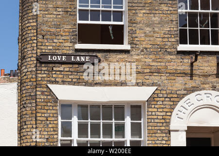 Amore Lane, Margate, Città Vecchia, Kent, England, Regno Unito Foto Stock