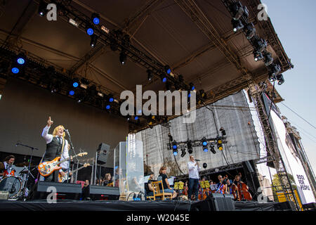 Hradec Kralove, Repubblica Ceca. 04 Luglio, 2019. Il Festival di musica rock per le persone si apre, corre attraverso il 6 luglio a Hradec Kralove, Repubblica Ceca, 4 luglio 2019. Credito: David Tanecek/CTK foto/Alamy Live News Foto Stock