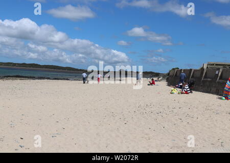 Rhoseigr è un villaggio sul lato sud-ovest di Anglesey Wales Credit : Mike Clarke Alamy Foto d'archivio Foto Stock