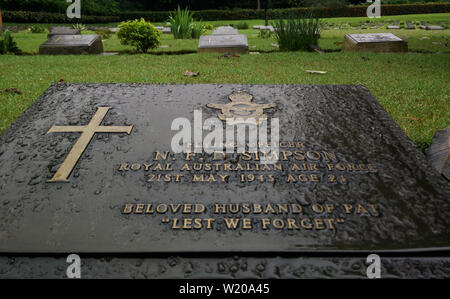Commonwealth Cimitero di Guerra di Guerra Mondiale 2, Chittagong, Bangladesh Foto Stock
