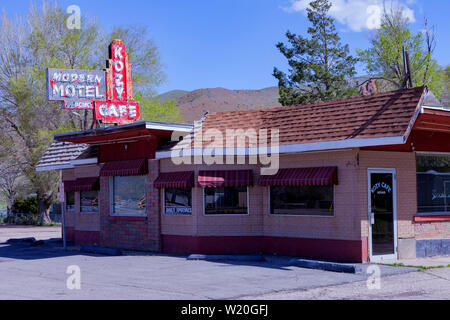 Kozy Café in Echo, Utah. La città di Echo è stato ancora una volta un punto di giunzione sulla Lincoln Highway per viaggiatori in direzione ovest di Salt Lake City o Ogden, Utah Foto Stock