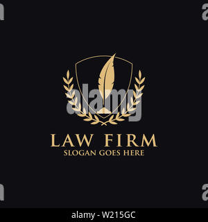 Studio legale disegni logo Foto Stock