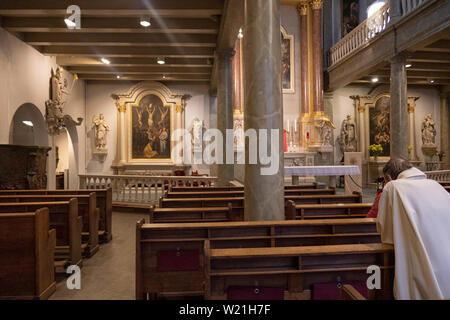 All'interno del Begijnhof cappella dedicata a San Giovanni e di San Orsola; un romano cappella cattolica gestito dalla Congregazione del Santissimo Sacramento in th Foto Stock