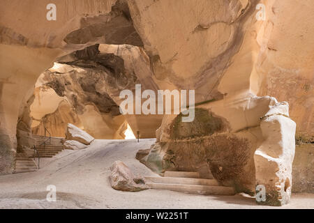 Bell grotte nel parco nazionale di Beit Guvrin Foto Stock