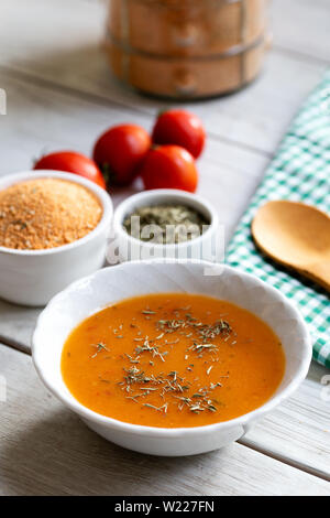 Bagno turco tradizionale zuppa di tarhana Foto Stock