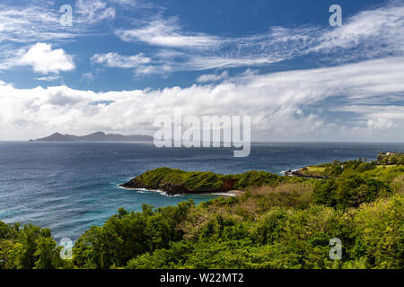 Saint Vincent e Grenadine , Bequia view Foto Stock