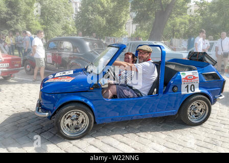 Vetture retrò;retrò Auto Rally; Foto Stock