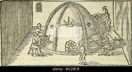 Immagine di archivio da pagina 107 di De La pirotechnia Libri. De La pirotechnia : Libri X. ampiamente doue si tratta non solo di ogni sorte & diuersita di miniere, ma anchora quanto si ricerca intorno à la prattica di quelle cose di tal che si appartiene à l'arte de la fusione ouer gitto de metalli venite d'ogni altra cosa similitudine à questa delapirotechnial00biri Anno: 1540 PROHEMIO, Foto Stock