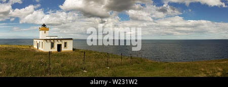 Faro Duncansby a John O Groats in Scozia Foto Stock