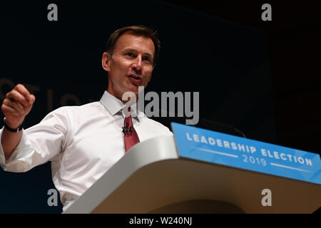 Perth, Scozia, Regno Unito, 05, luglio 2019. Direzione del Partito conservatore Jeremy Hunt risolve una leadership hustings elezione per i membri del partito. © Ken Jack / Alamy Live News Foto Stock