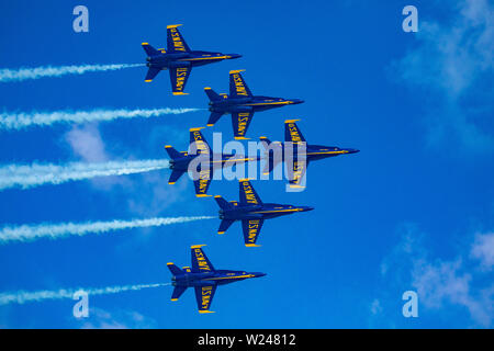 Blue Angels Fighters Foto Stock