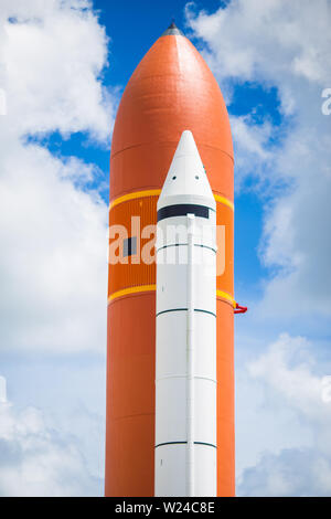 Il Centro Spaziale Kennedy. Cape Canaveral. Atlantis V. Foto Stock