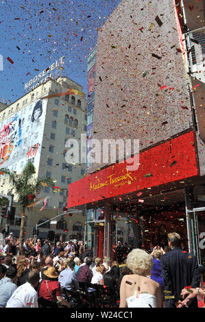 LOS ANGELES, CA. 21 luglio 2009: inaugurazione del museo di Madame Tussauds di Hollywood. La nuova $55 milioni di attrazione è in assoluto il primo museo di Madame Tussauds al mondo ad essere costruito da terra. Si trova su Hollywood Boulevard immediatamente accanto al famoso Grauman's Chinese Theater. © 2009 Paul Smith / Featureflash Foto Stock