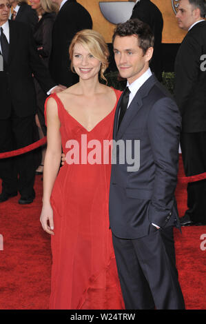 LOS ANGELES, CA. 25 gennaio 2009: Claire Danes & Hugh Dancy alla quindicesima Screen Actors Guild Awards presso lo Shrine Auditorium di Los Angeles. © 2009 Paul Smith / Featureflash Foto Stock