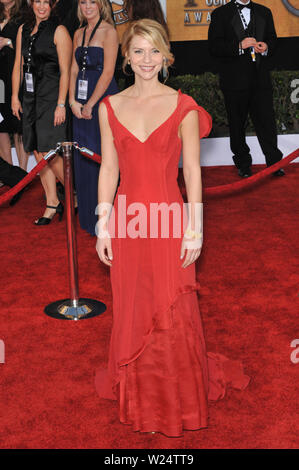 LOS ANGELES, CA. 25 gennaio 2009: Claire Danes alla quindicesima Screen Actors Guild Awards presso lo Shrine Auditorium di Los Angeles. © 2009 Paul Smith / Featureflash Foto Stock