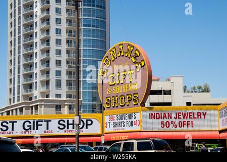 Bonanza negozio di regali e souvenir a Las Vegas, Nevada Foto Stock