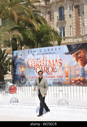 CANNES, Francia. 18 maggio 2009: Jim Carrey promuovendo il suo nuovo film della Disney "A Christmas Carol" presso la sessantaduesima edizione del Festival de Cannes. © 2009 Paul Smith / Featureflash Foto Stock