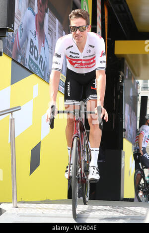 Bruxelles, Belgio. 06 Luglio, 2019. Bruxelles - 6-07-2019, ciclismo, stadio 1, etappe 1 Brussels-Brussels, Koen de Kort, team Trek-SegafredoCredito: Pro scatti/Alamy Live News Credito: Pro scatti/Alamy Live News Foto Stock