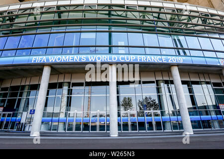 Lione, Francia. 06 Luglio, 2019. Lione, 06-07-2019, Groupama stadium, Campionato del Mondo 2019, Pressconference Paesi Bassi (donne) Credito: Pro scatti/Alamy Live News Foto Stock